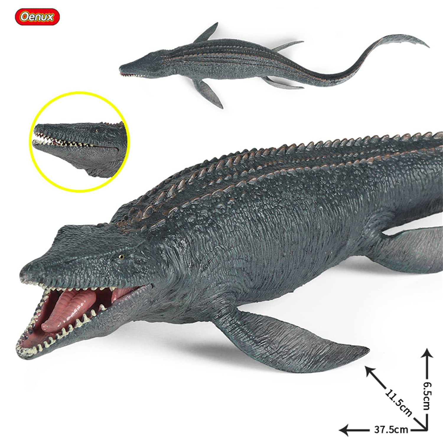【塗装済完成品】即購入歓迎　バンダイ　モササウルス　プラモデル バンダイ プラノサウルス モササウルス | さいねのCOULEURS工房